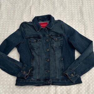 GUESS Dark Blue Jean Jacket XL